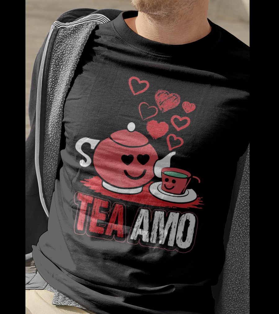 Tea Amo Truth Tea Sis Sommelier Valentines Day T-Shirt