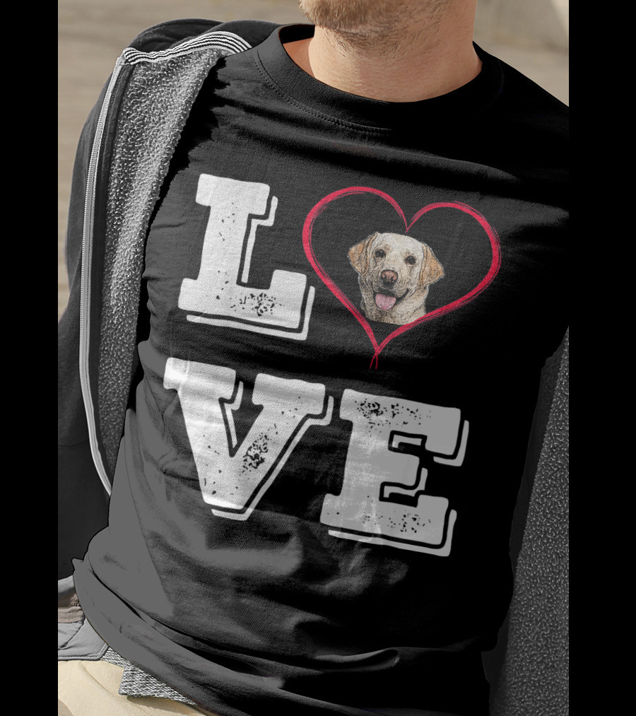 Labrador Retriever Love Heart T-Shirt