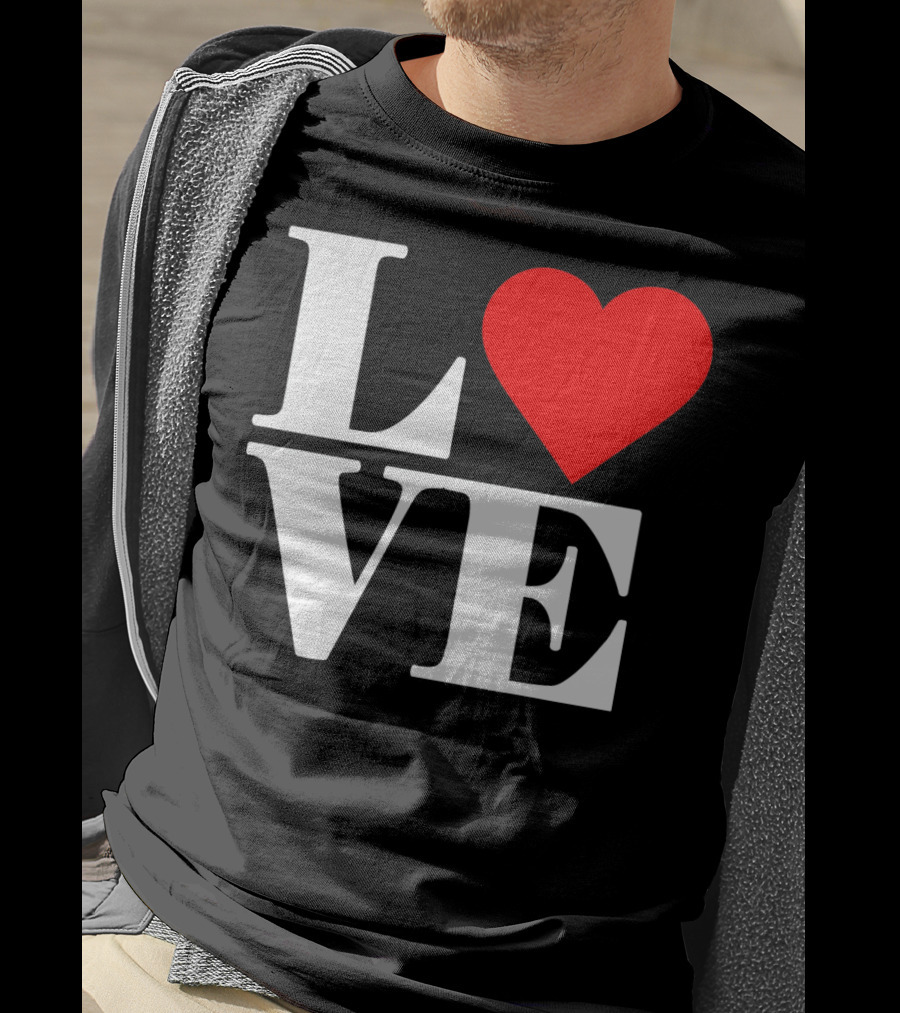 LOVE Heart Valentine's Day Iconic Romantic T-Shirt