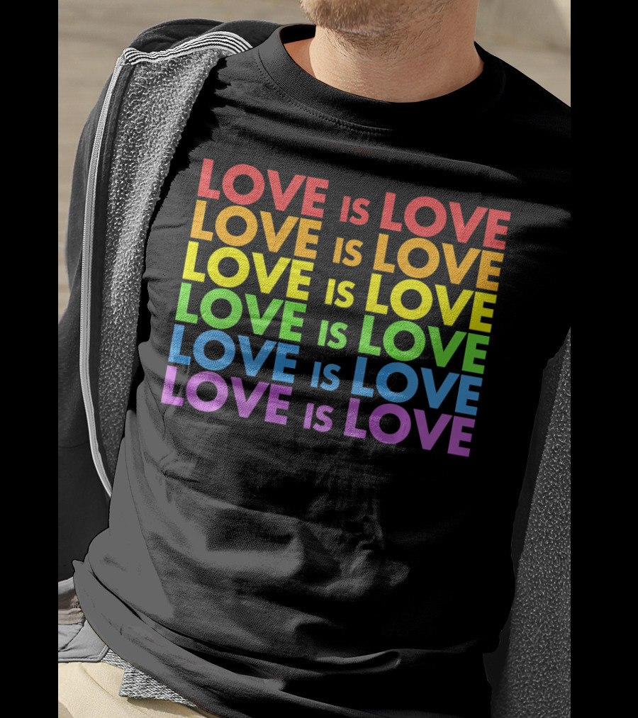 Love Is Love Gay Pride Valentine's Day T-Shirt