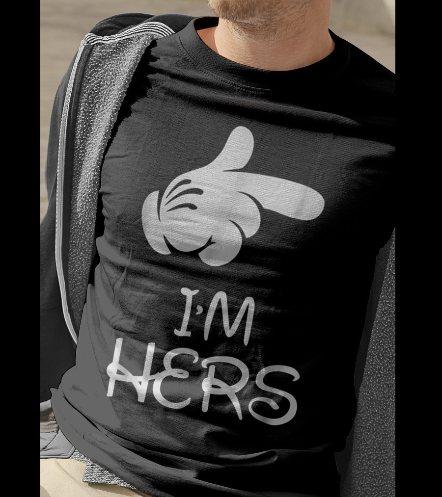 I'm Hers Funny Couple Valentine's Day Mens T-Shirt