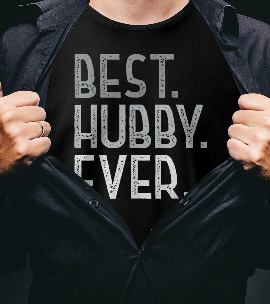 Best Hubby Ever Valentines Day Mens For Him T-Shirt