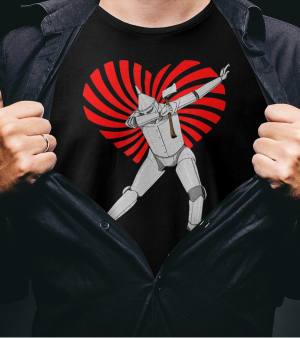 Wizard Of Oz Tin Man Swirl Dab Dance T-Shirt