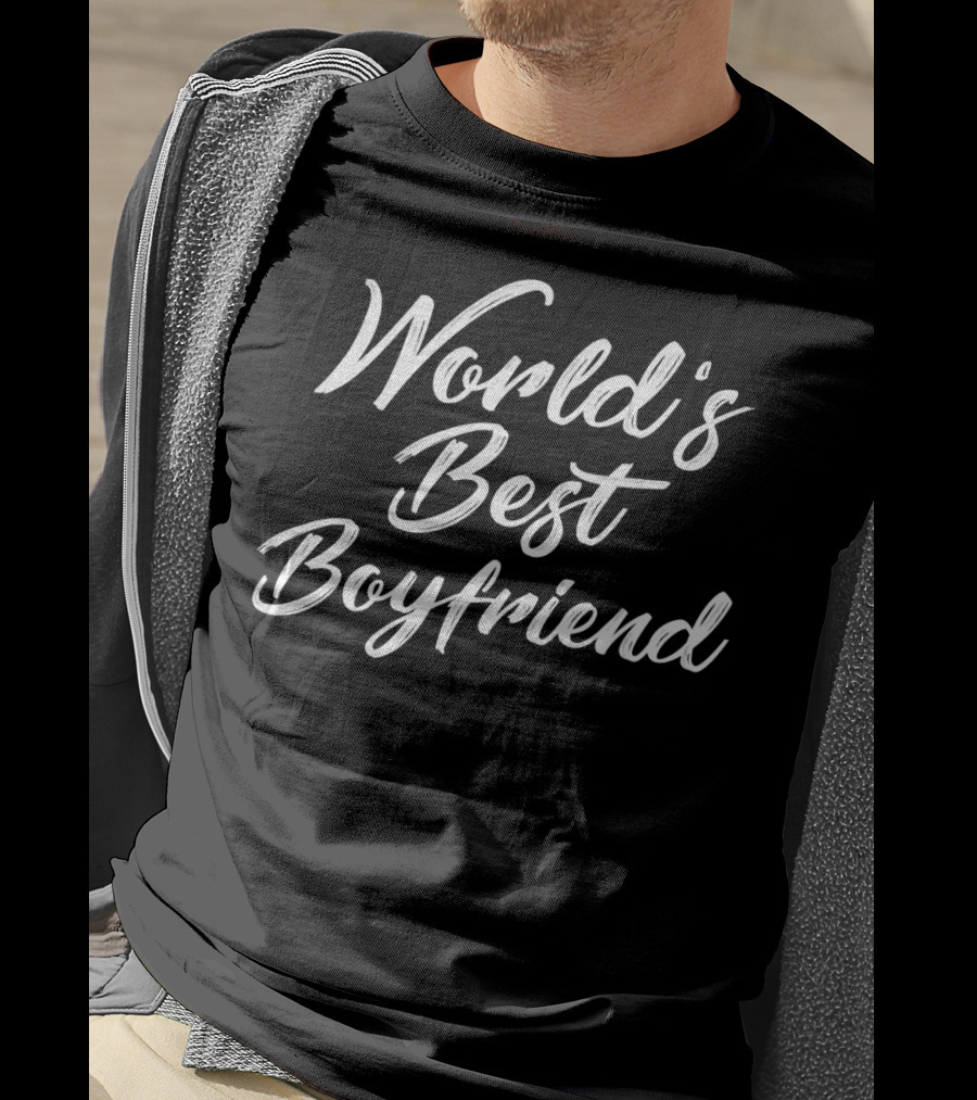 World's Best Boyfriend Valentine's Day Matching T-Shirt