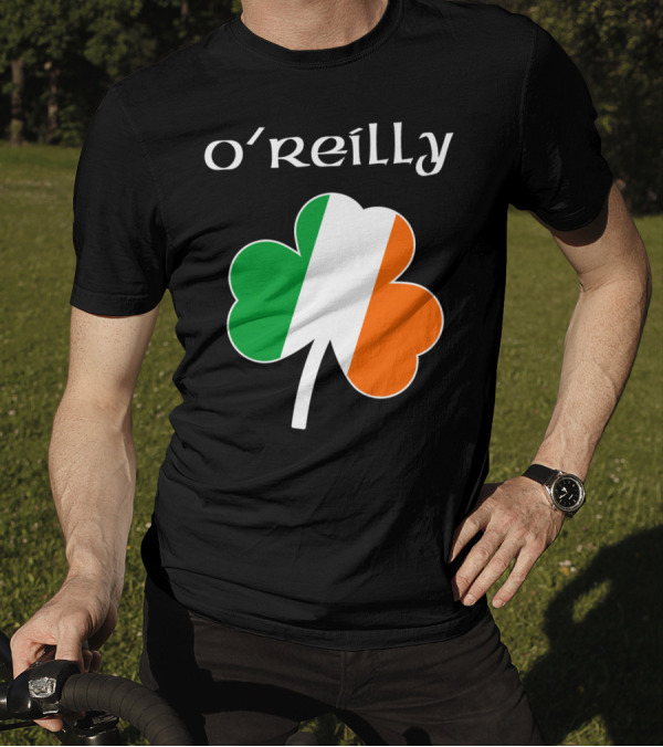 O'Reilly Irish Flag Shamrock Ireland T-Shirt