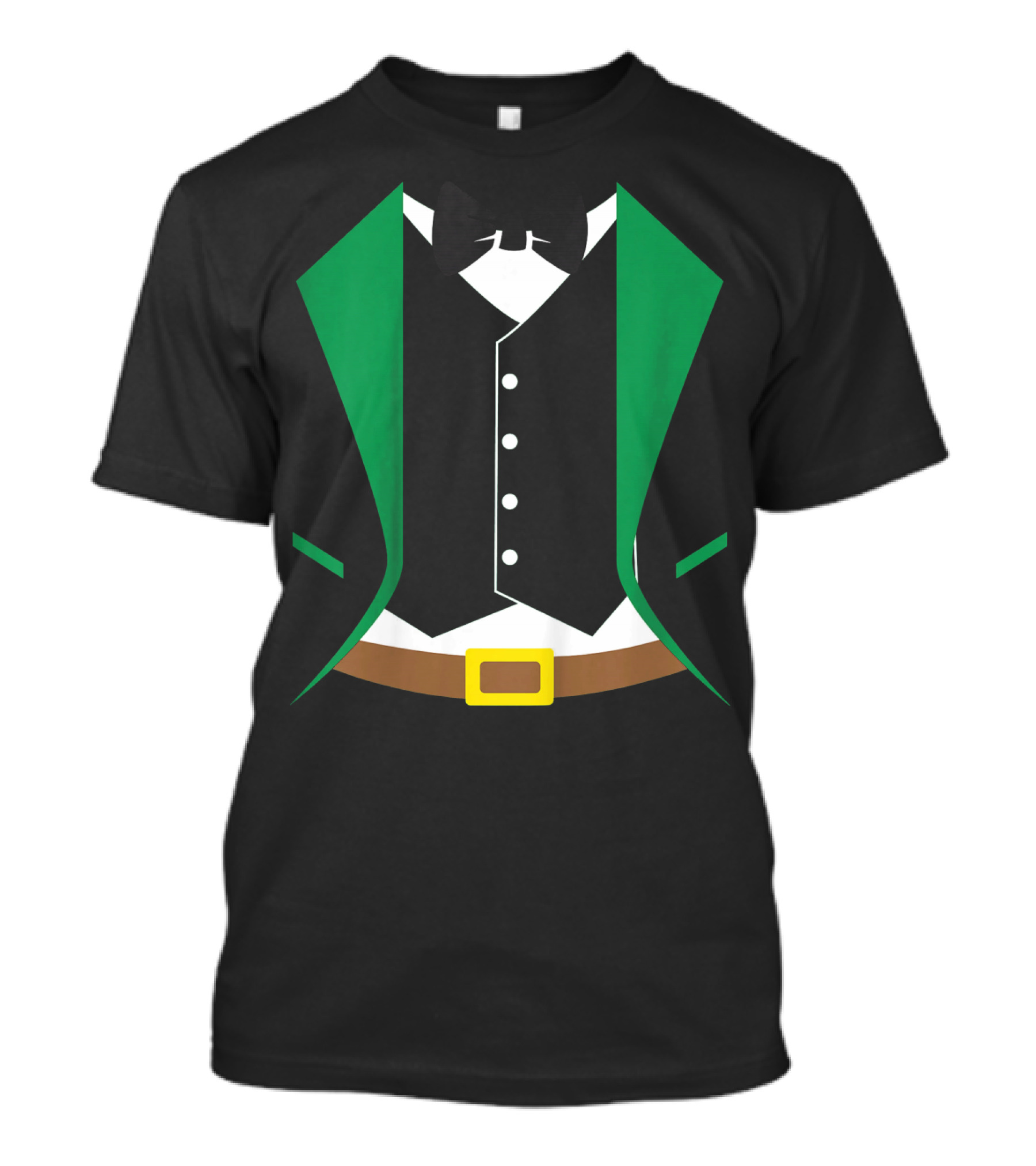 Kids Funny St Patrick's Day Leprechaun Tuxedo Costume T-Shirt