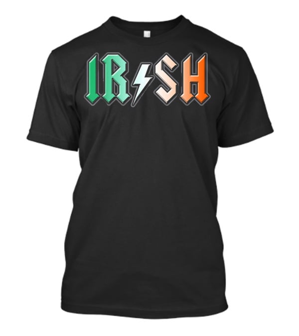 IRISH Metal Lightning Bolt Power T-Shirt