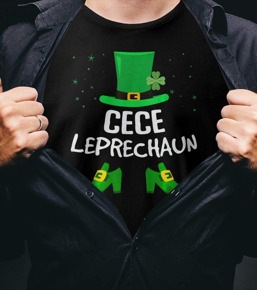 CeCe Leprechaun Hat And Shoes Saint Patricks T-Shirt