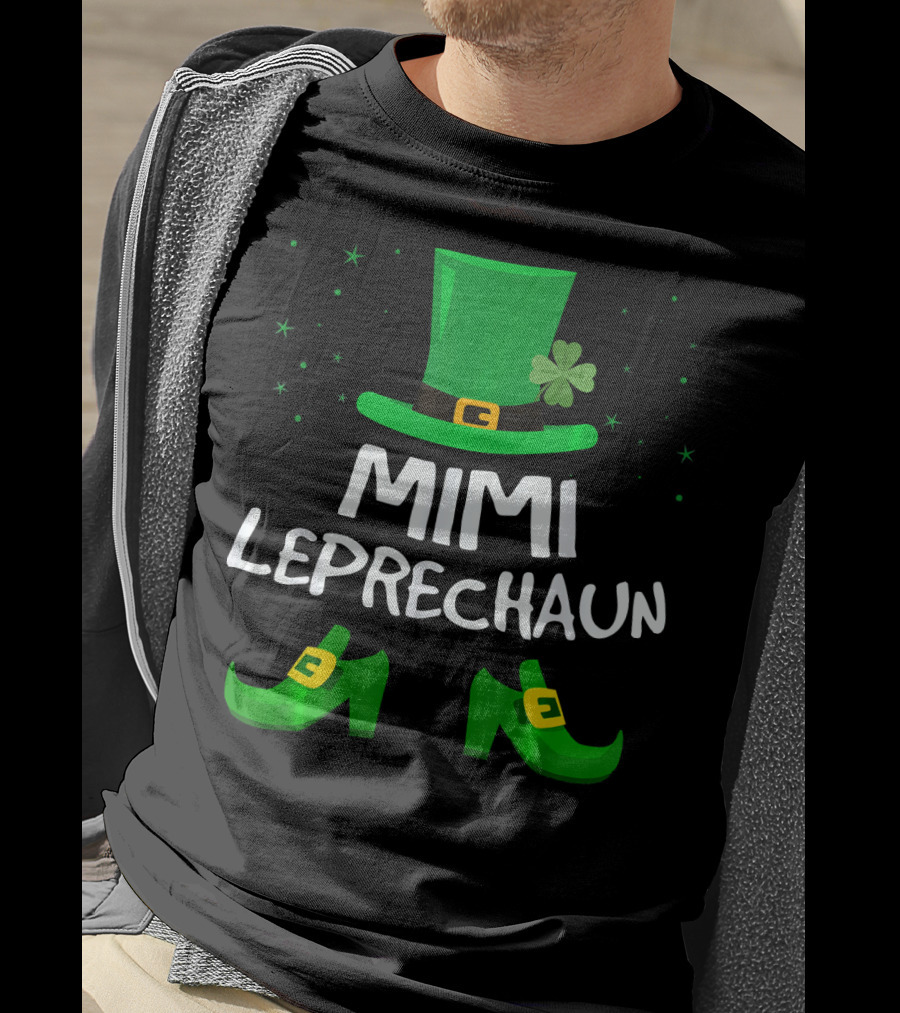 Mimi Leprechaun Saint Patricks Hat Shoes Shamrocks T-Shirt