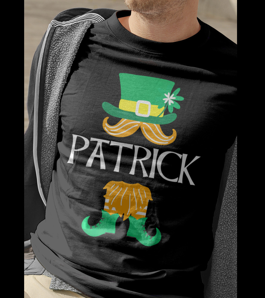 Patrick Funny Leprechaun Matching Family Group T-Shirt