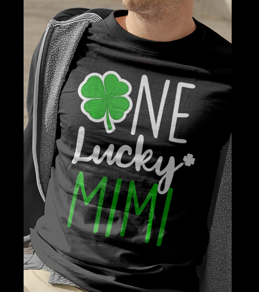 One Lucky Mimi St Patricks Day Shamrock T-Shirt