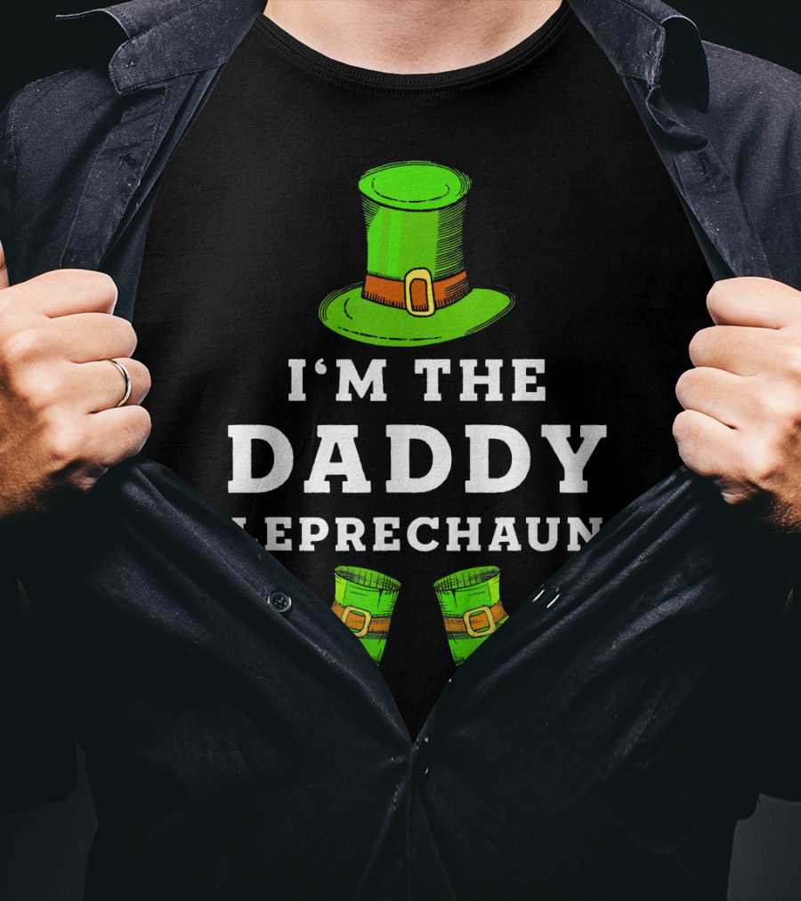 I'm The Daddy Leprechaun St Patrick's Day Funny Hat And Shoes T-Shirt
