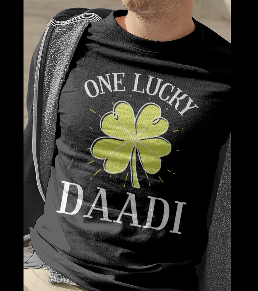 One Lucky Daadi Shamrock St. Patricks T-Shirt