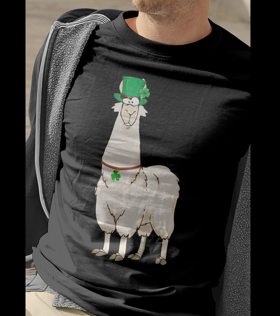 Leprechaun Costume Alpaca St Patrick's Day T-Shirt