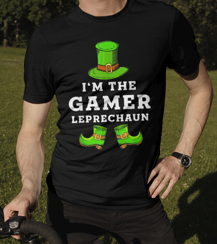 I'm The Gamer Leprechaun St Patrick's Hat And Shoes T-Shirt
