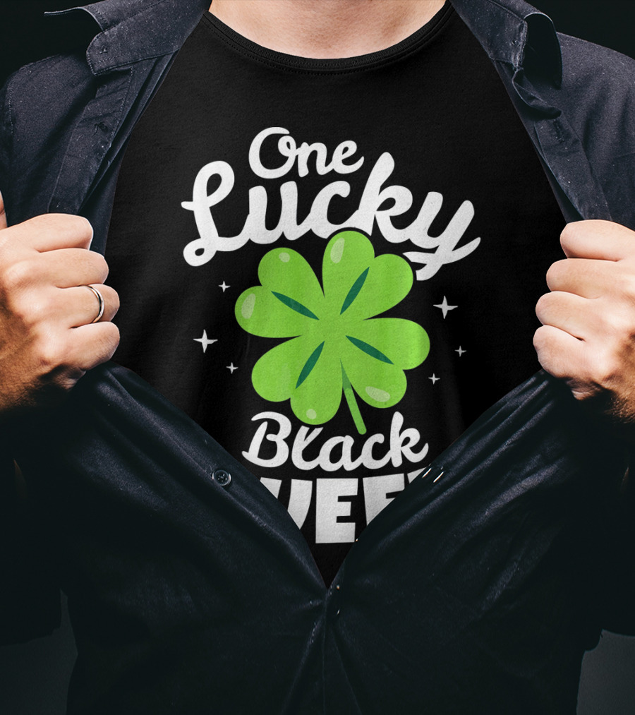 One Lucky Black Queen St Patricks Day T-Shirt