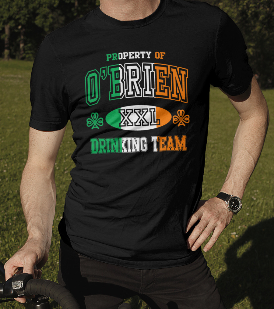 Property Of O'Brien XXL Irish Drinking Team T-Shirt