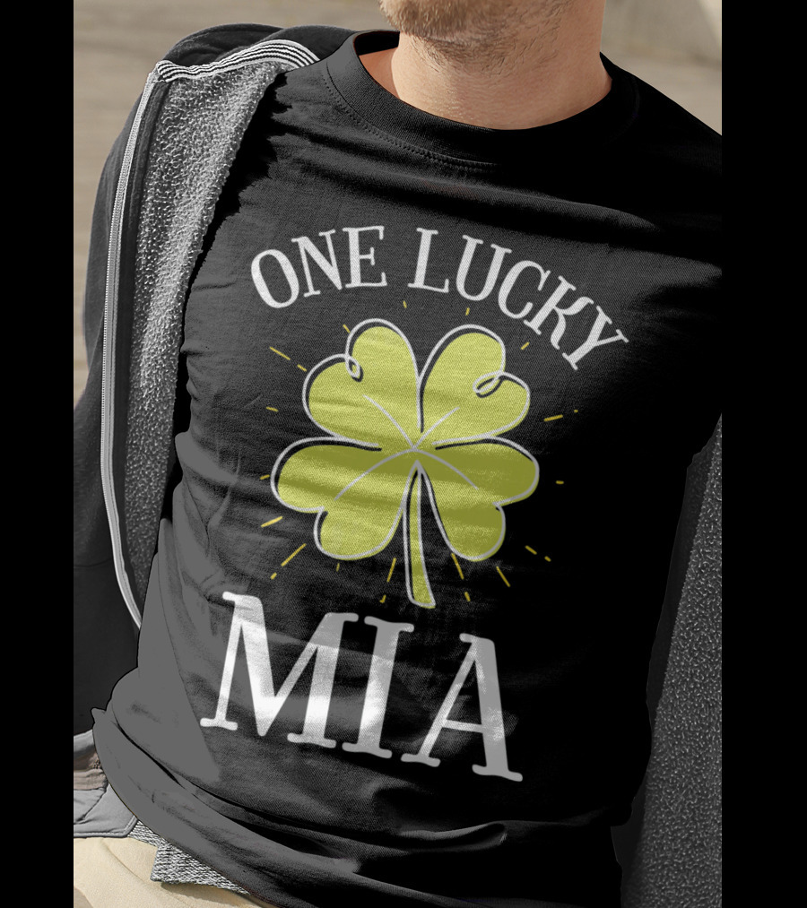 One Lucky Mia St. Patrick's Day Shamrock T-Shirt