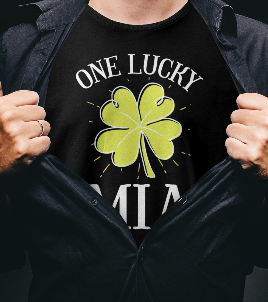 One Lucky Mia St. Patrick's Day Shamrock T-Shirt