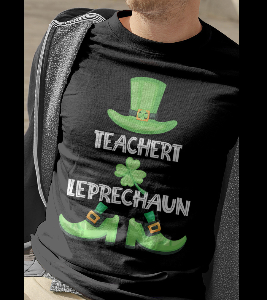 Teacher Leprechaun St. Patrick's Day Family Matching Group T-Shirt