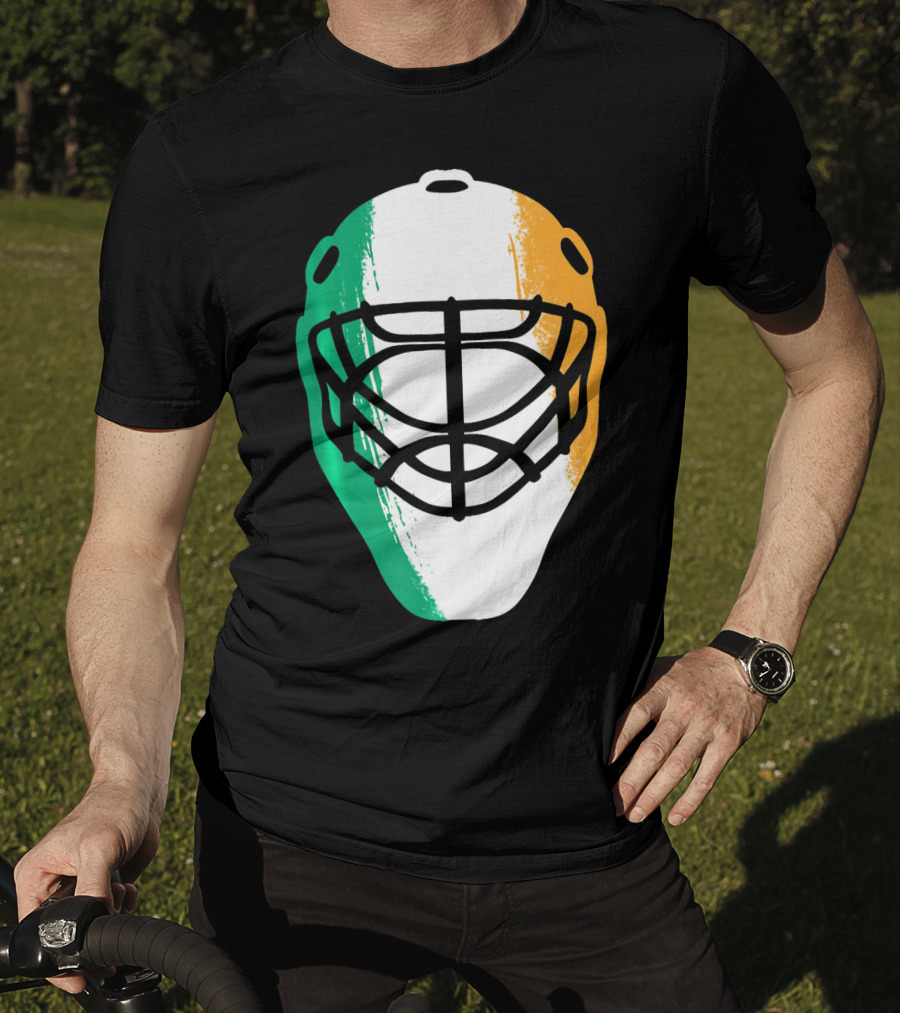 St Patricks Day Irish Hockey Mask T-Shirt