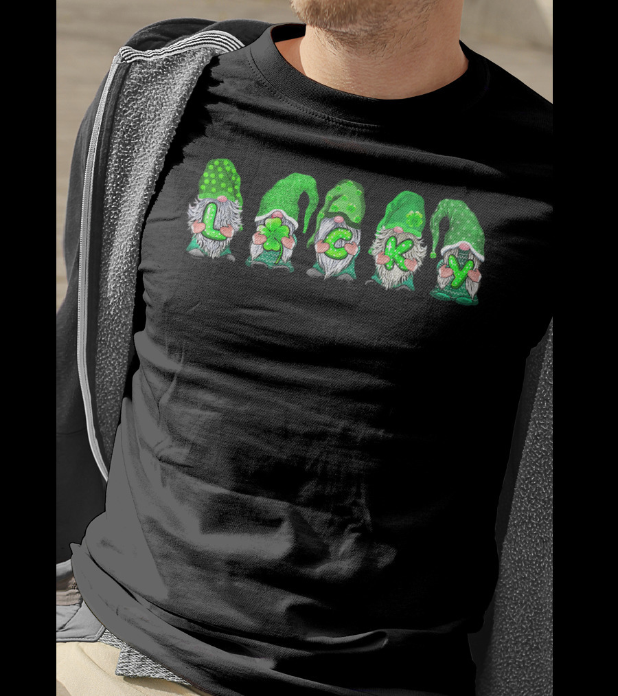 Leprechaun Gnomes Lucky Irish Patricks T-Shirt