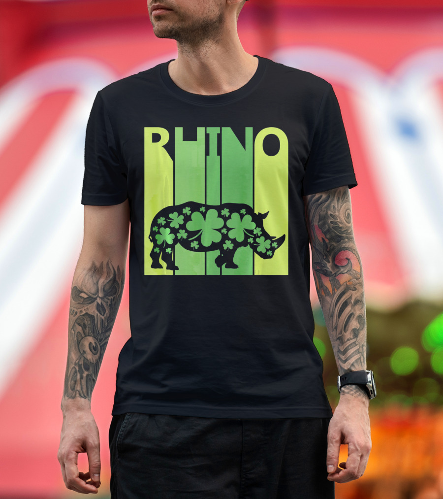 Lucky Clover Rhino T-Shirt