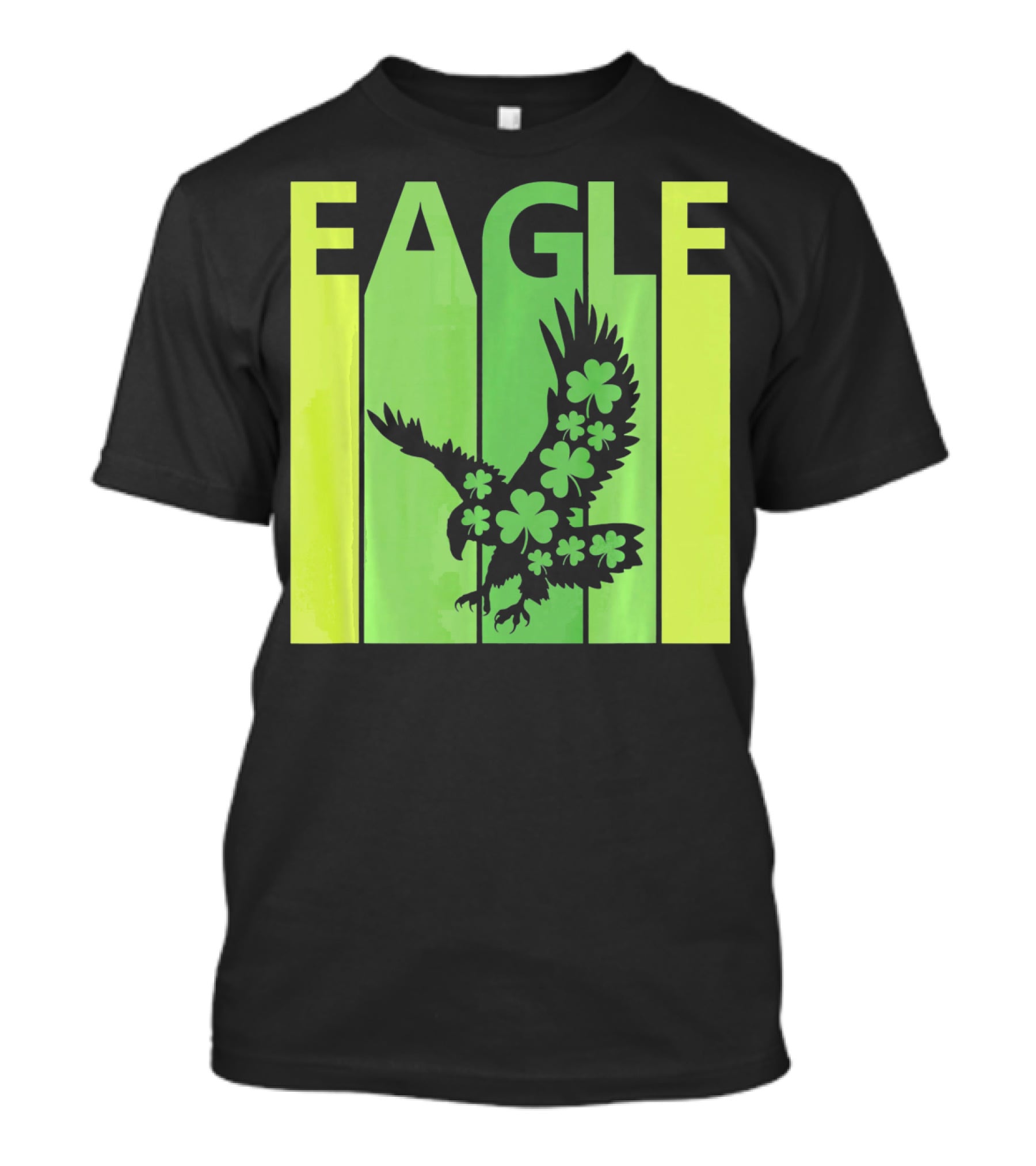 Lucky Irish Shamrock Eagle St Patricks Day T-Shirt