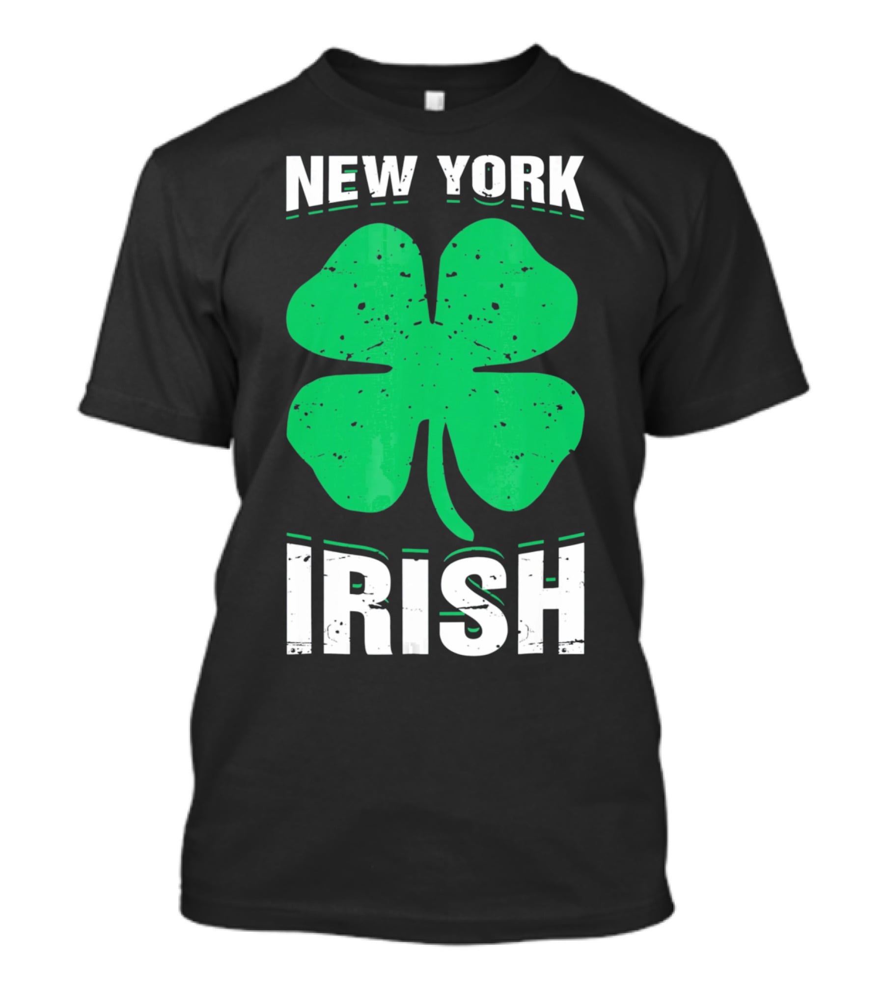 New York Irish Shamrock St Patricks Day T-Shirt