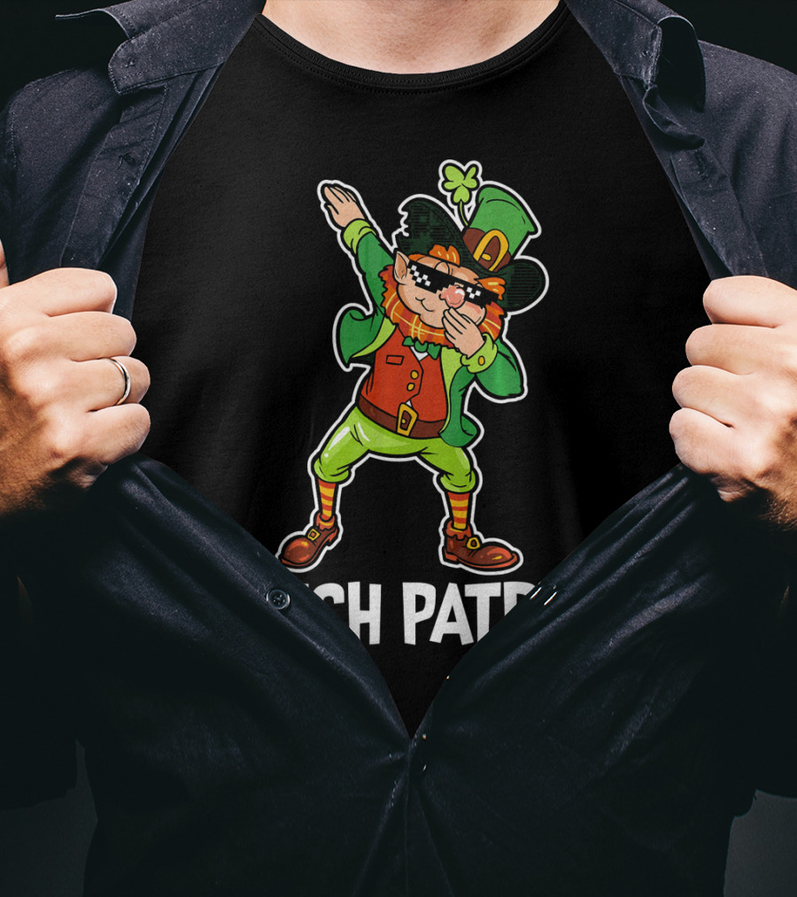 St Patrick's Day Pinch Patrol Dabbing Leprechaun T-Shirt