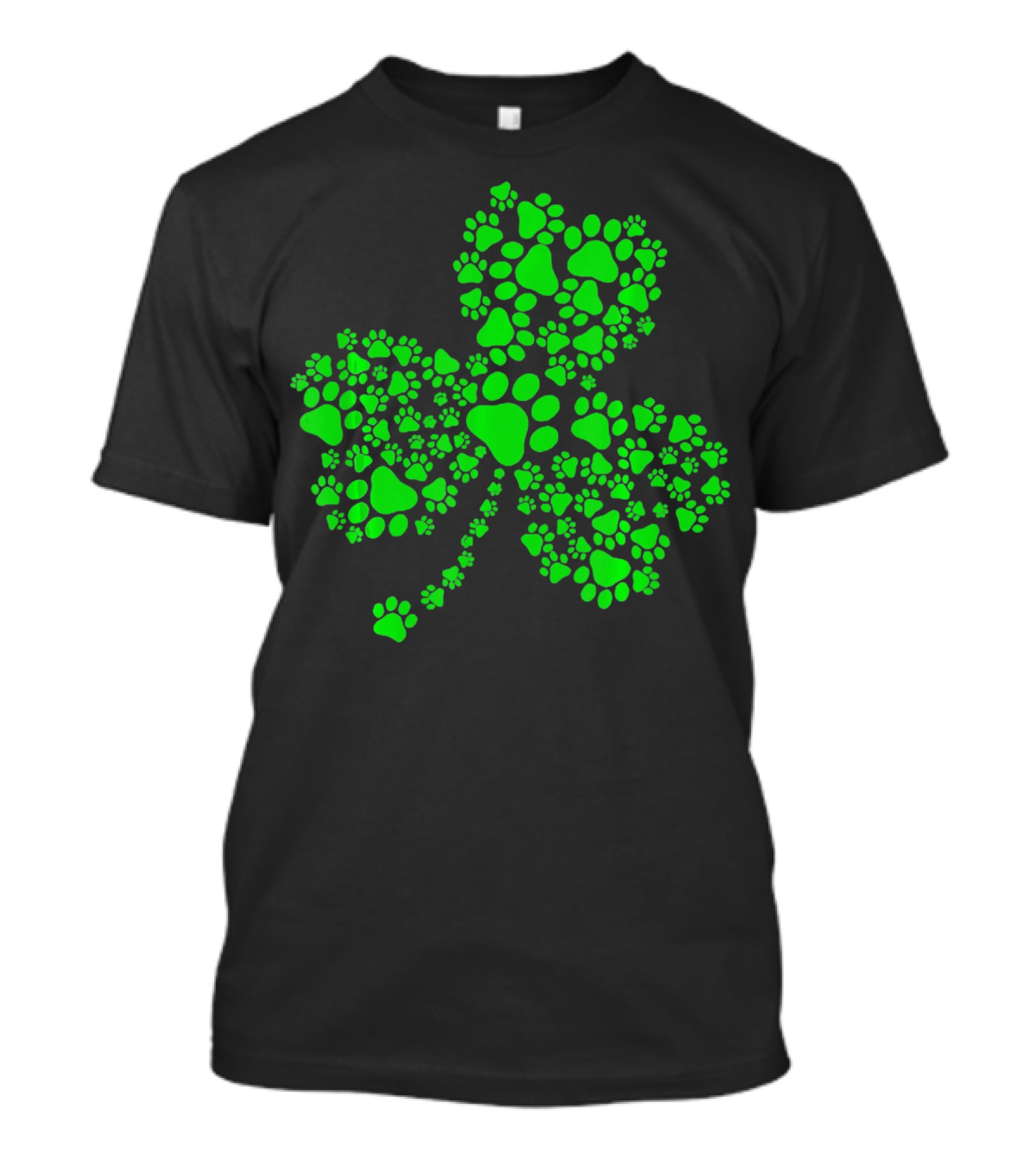 Clover Paw Dog Shamrock T-Shirt