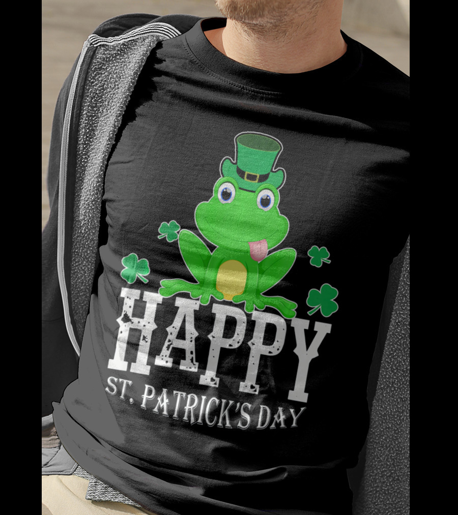 Happy St. Patrick's Day Irish Frog T-Shirt