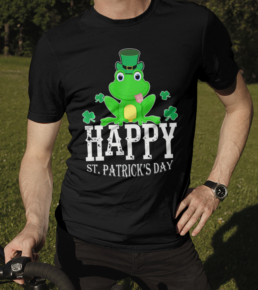 Happy St. Patrick's Day Irish Frog T-Shirt