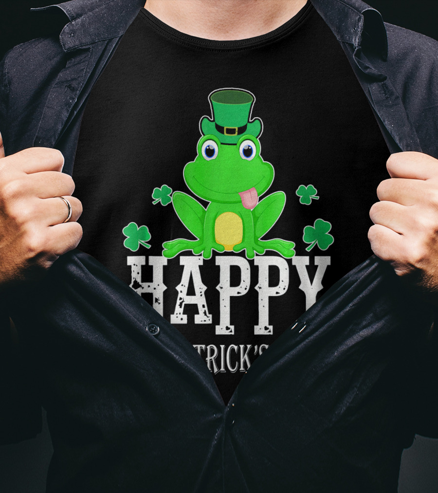Happy St. Patrick's Day Irish Frog T-Shirt