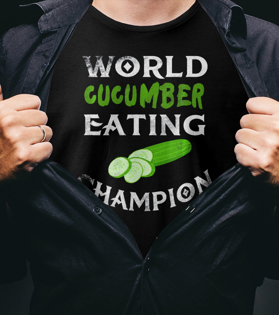World Cucumber Eating Champion T-Shirt