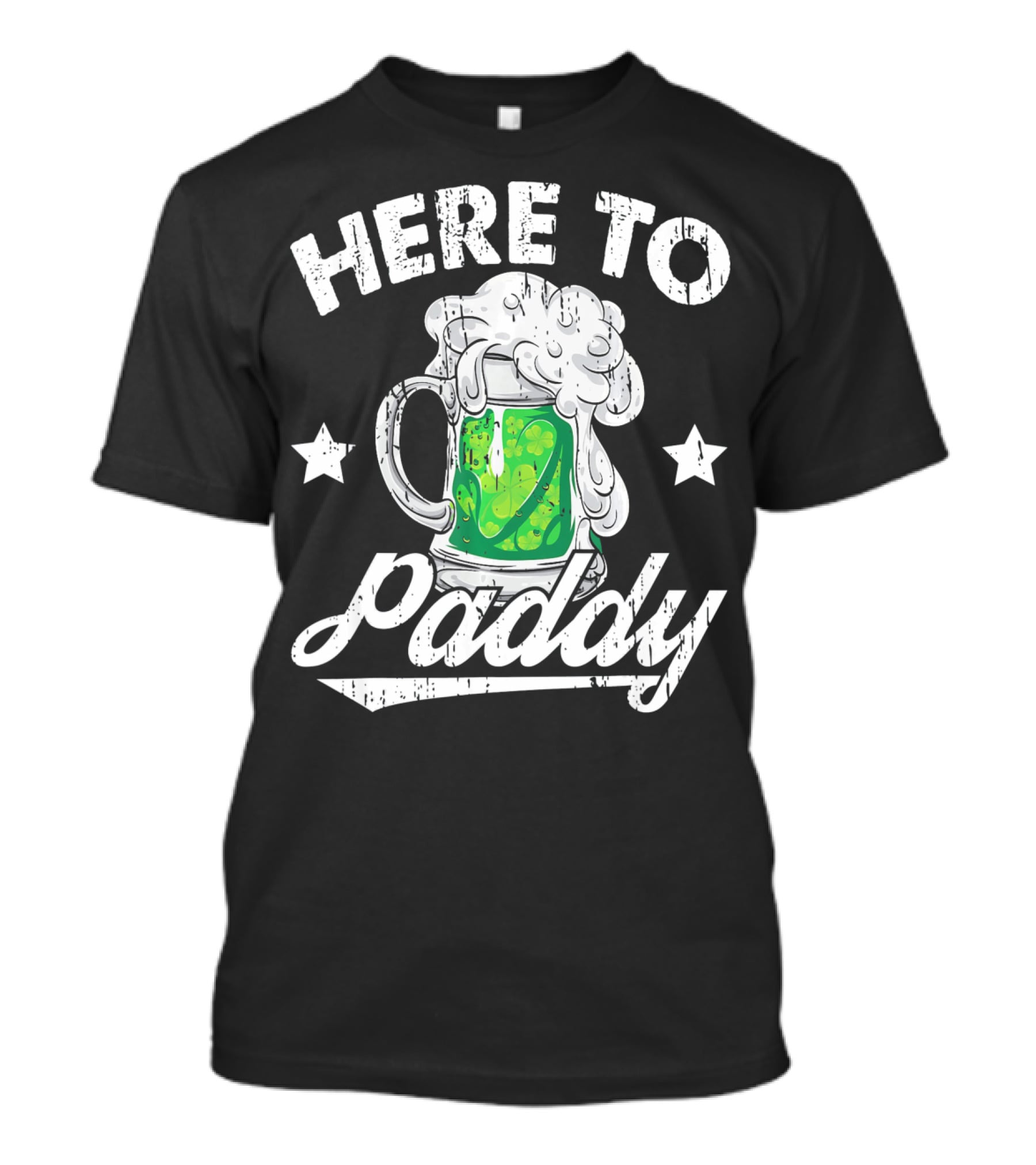 Here To Paddy Green Beer Mug St Pat T-Shirt