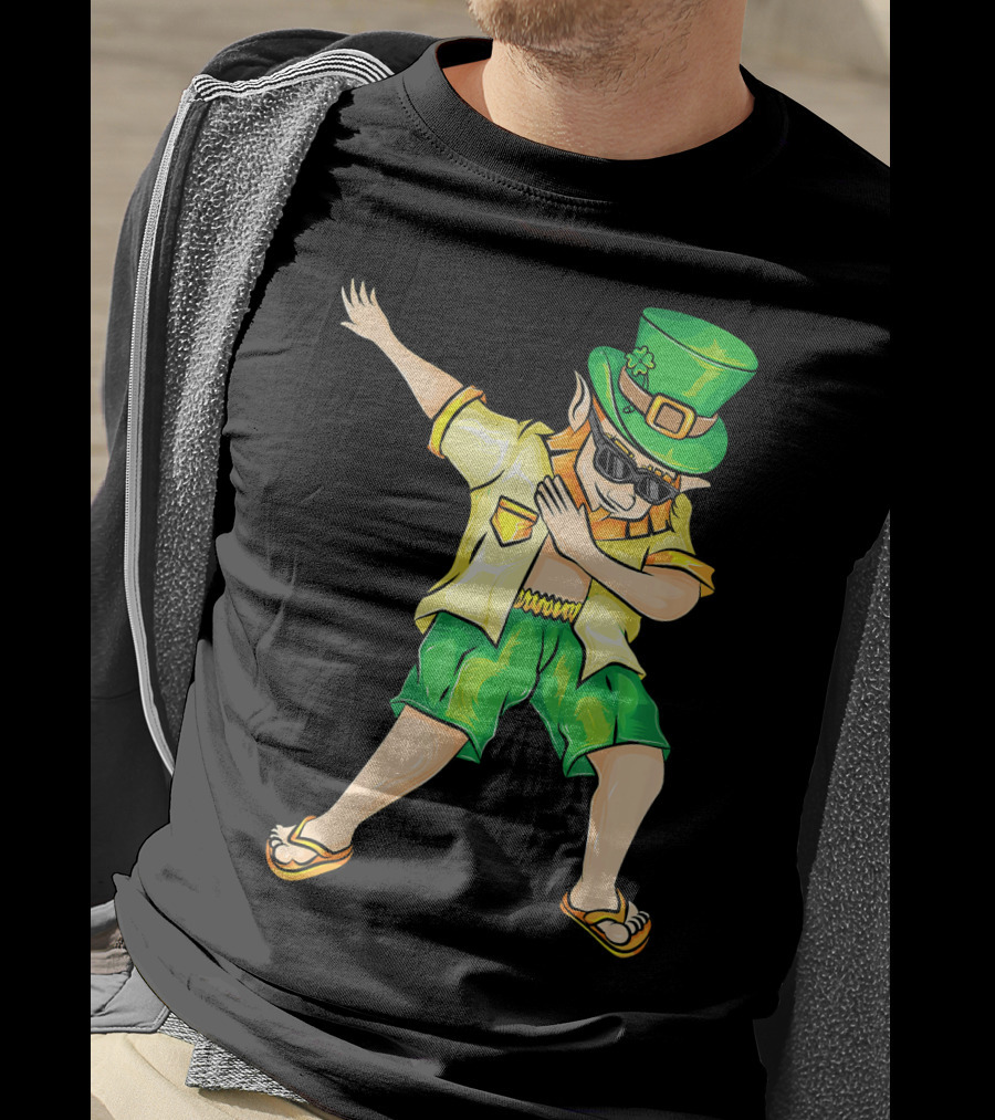 Summer Dabbing Leprechaun St. Patrick's T-Shirt