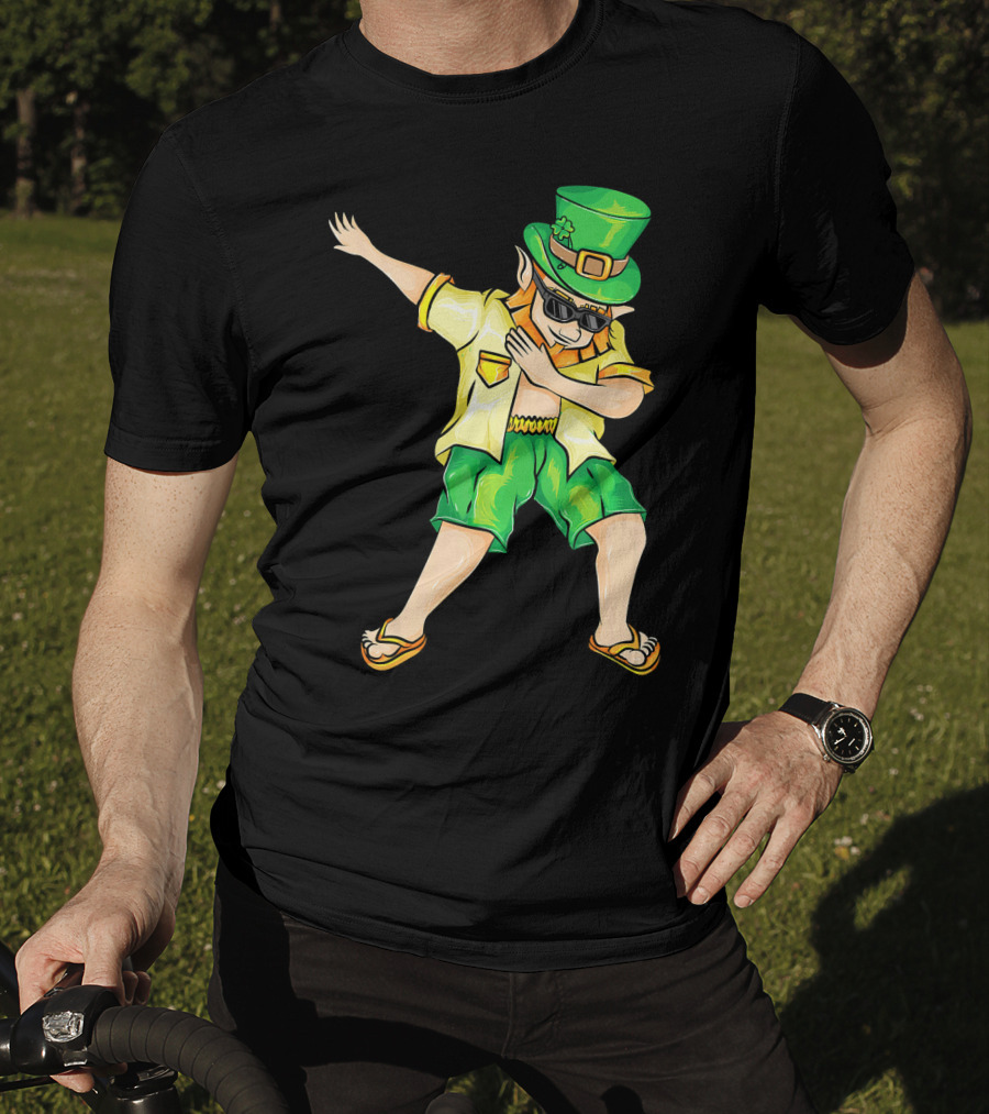 Summer Dabbing Leprechaun St. Patrick's T-Shirt