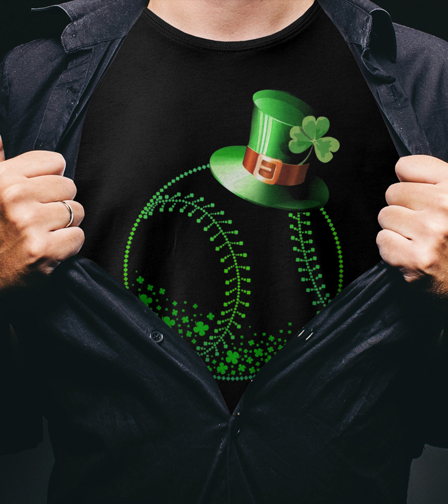 Saint Patricks Day Irish Shamrock Baseball Hat T-Shirt