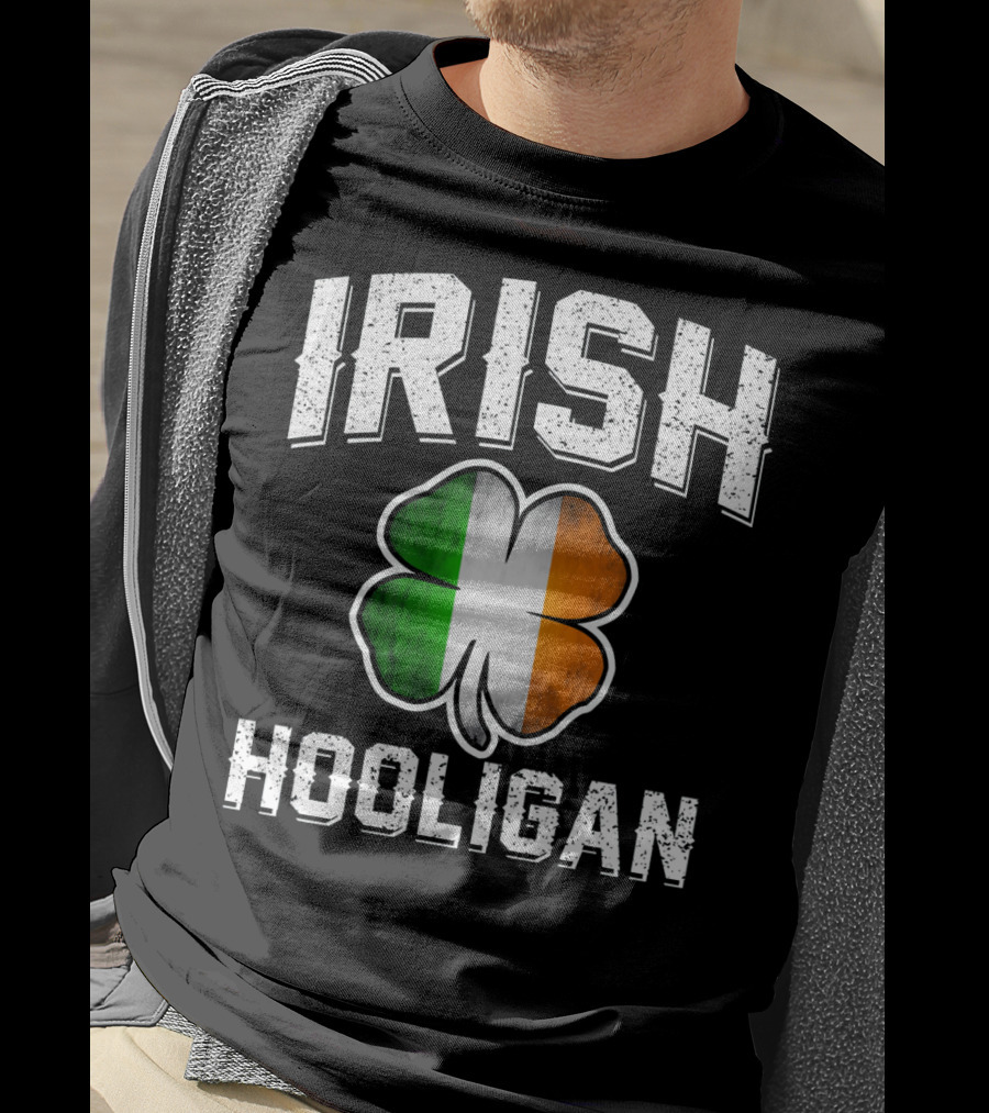 Irish Hooligan Shamrock St Patrick's Day T-Shirt