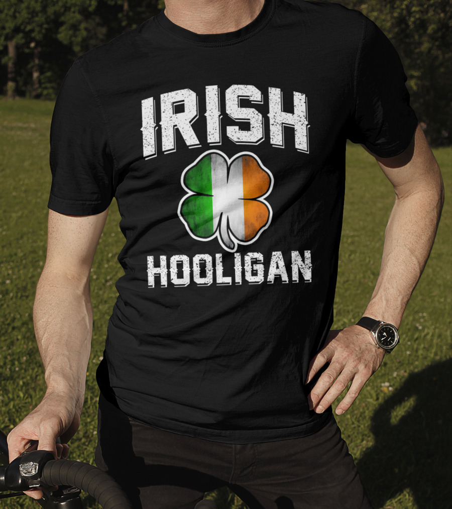 Irish Hooligan Shamrock St Patrick's Day T-Shirt