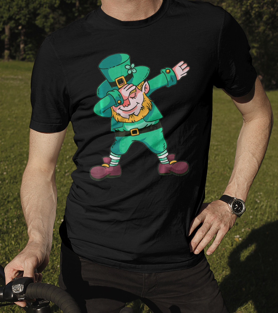 St Patricks Day Leprechaun Dab Dance T-Shirt