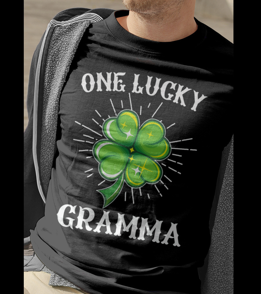 One Lucky Gramma Shamrock St. Patrick's T-Shirt