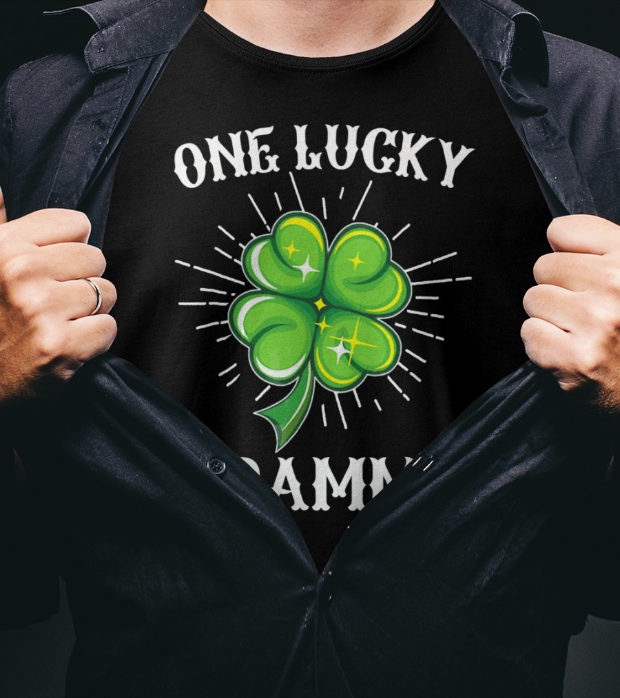 One Lucky Gramma Shamrock St. Patrick's T-Shirt