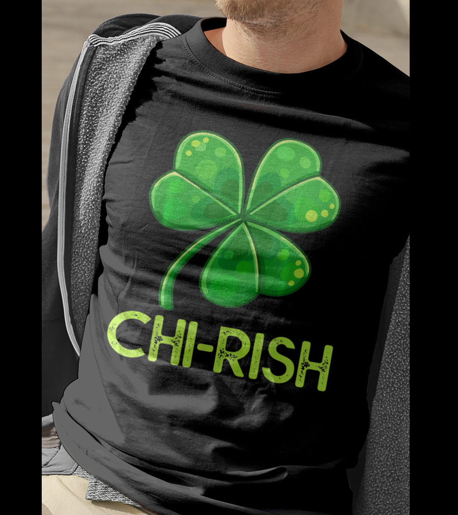 Chi-Rish Shamrock Chicago St Patrick's Day T-Shirt