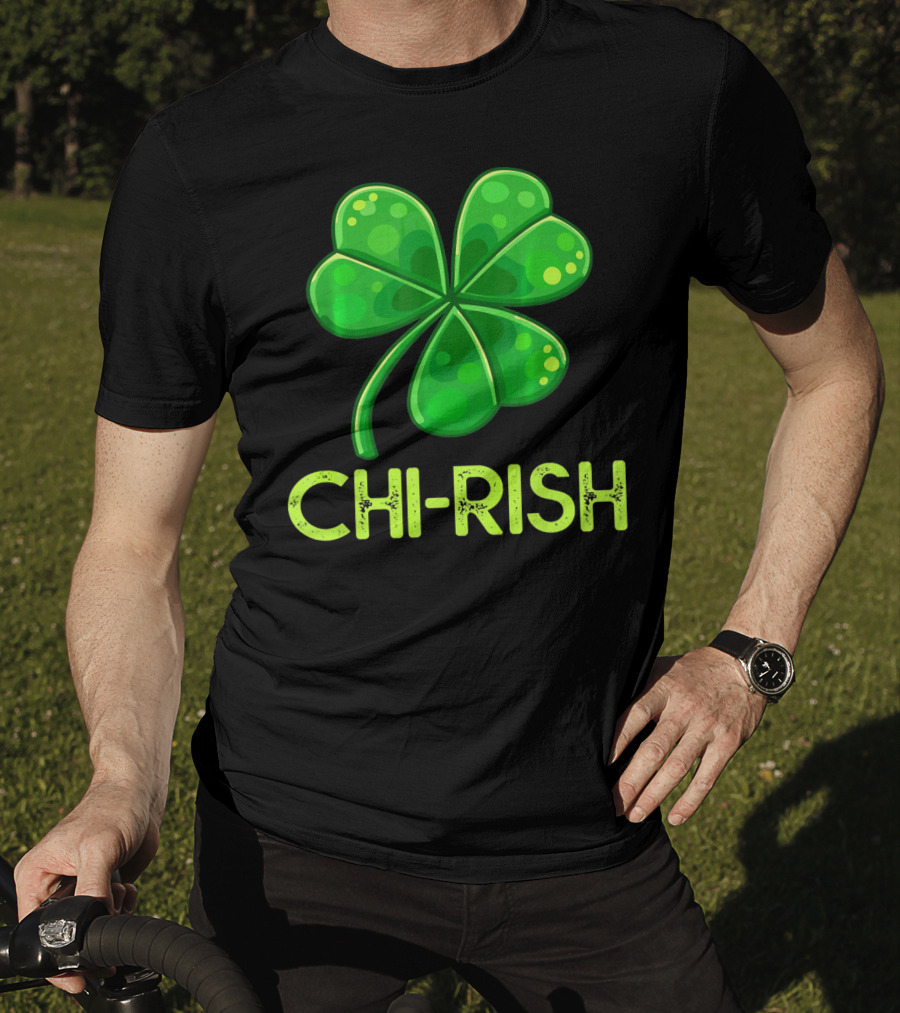 Chi-Rish Shamrock Chicago St Patrick's Day T-Shirt