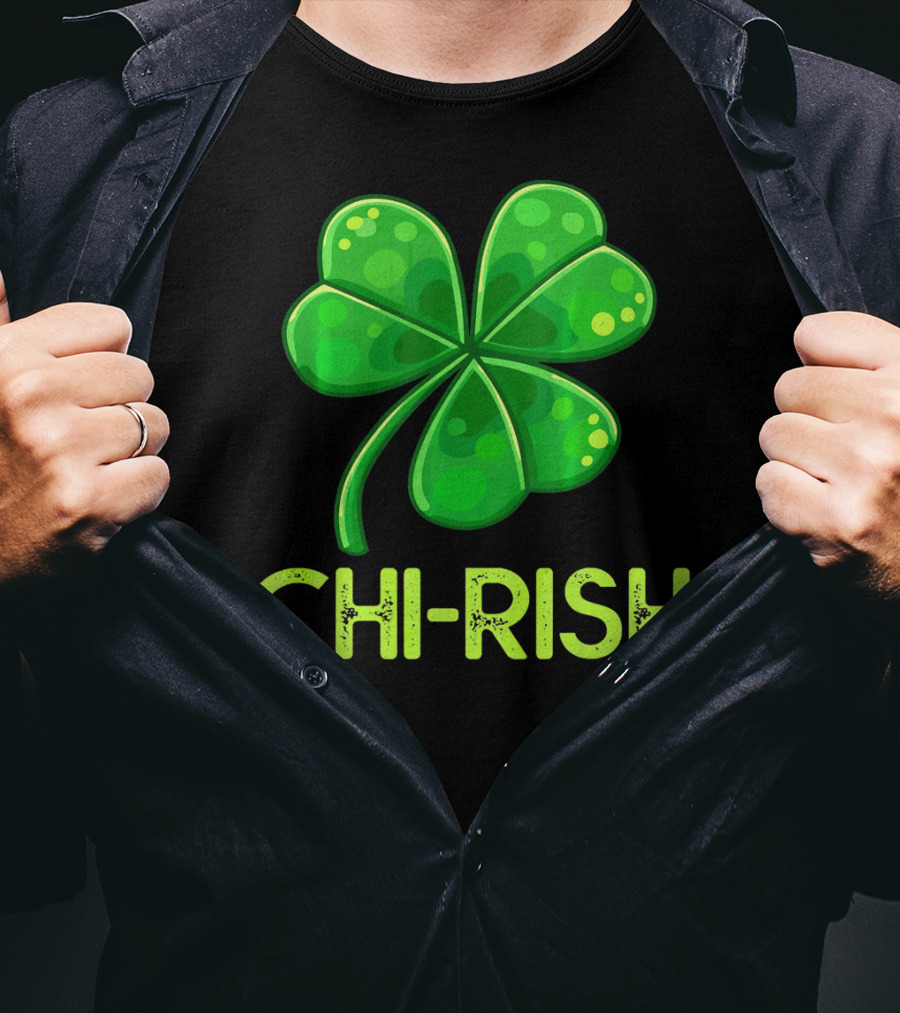 Chi-Rish Shamrock Chicago St Patrick's Day T-Shirt