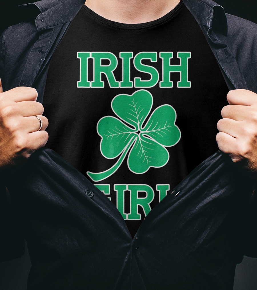 Irish Girl Shamrock St. Patrick's Day T-Shirt