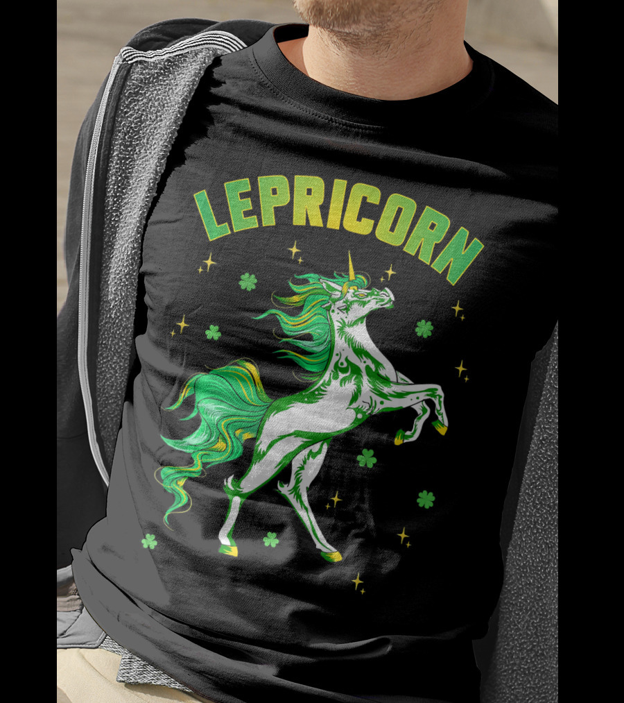 Lepricorn Unicorn St Patricks Day Girls T-Shirt