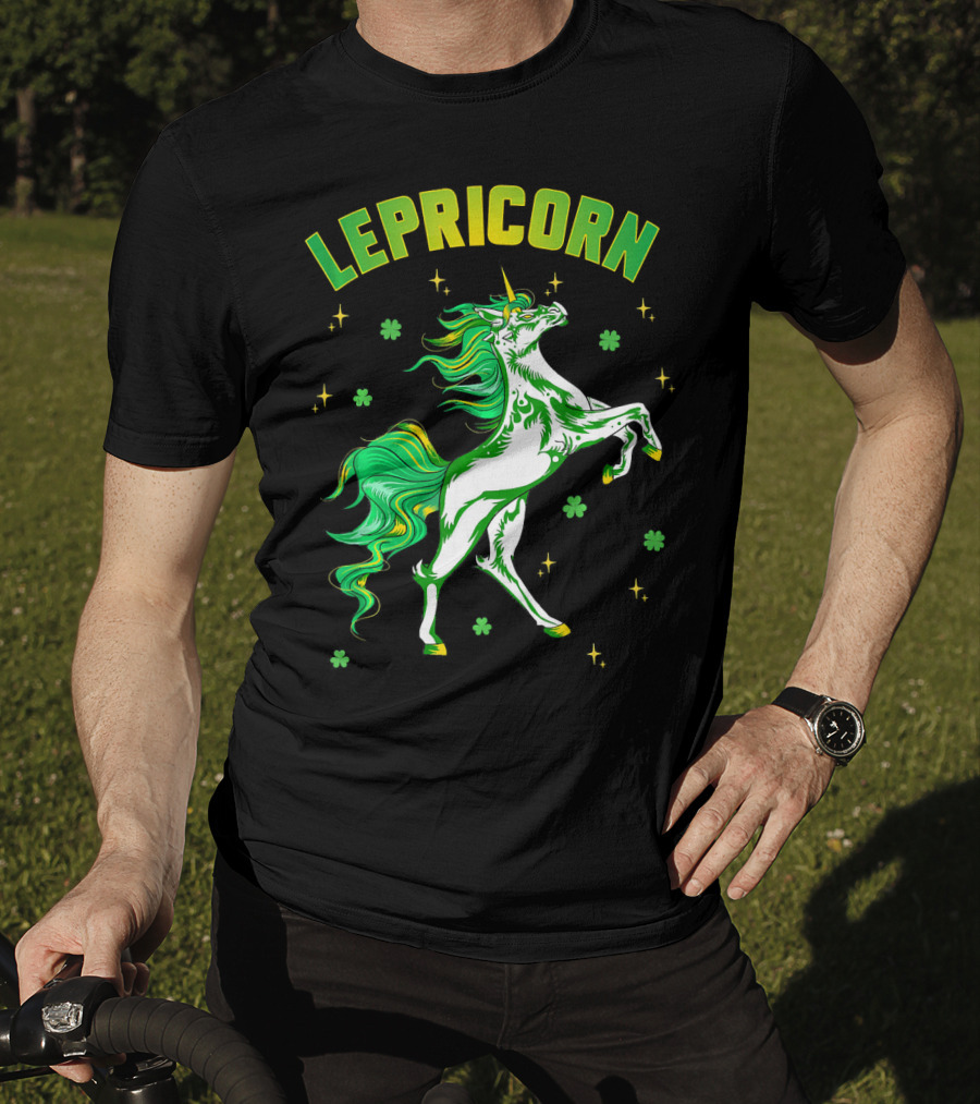 Lepricorn Unicorn St Patricks Day Girls T-Shirt